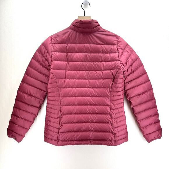 Patagonia Women's Down Sweater Jacket Puffer Coat Full Zip Pink Size Small Warm - Picture 4 of 14